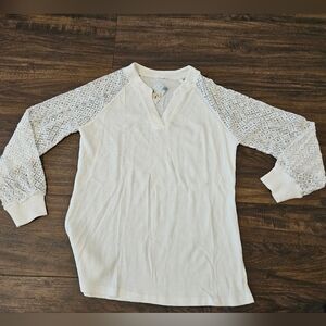 Womens Long Sleeve Detailed Top